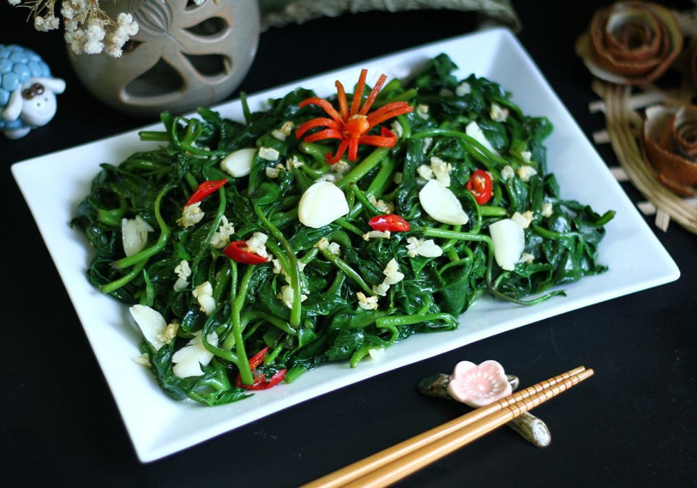 Mồng tơi xào chay