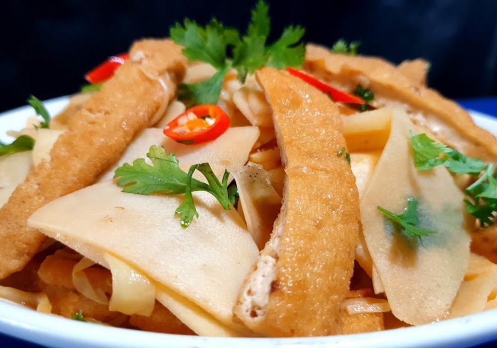 Măng xào chay