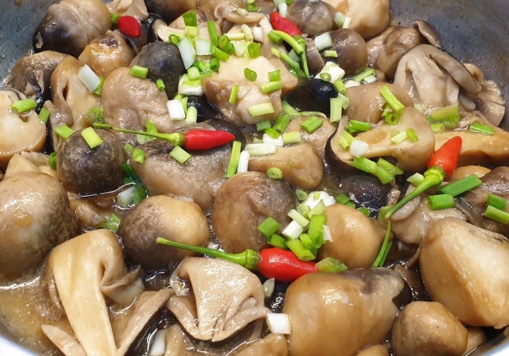 Nấm xào chay