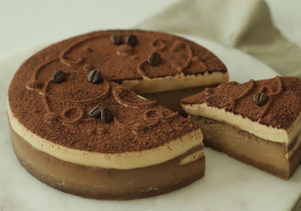 Bánh cheesecake cà phê