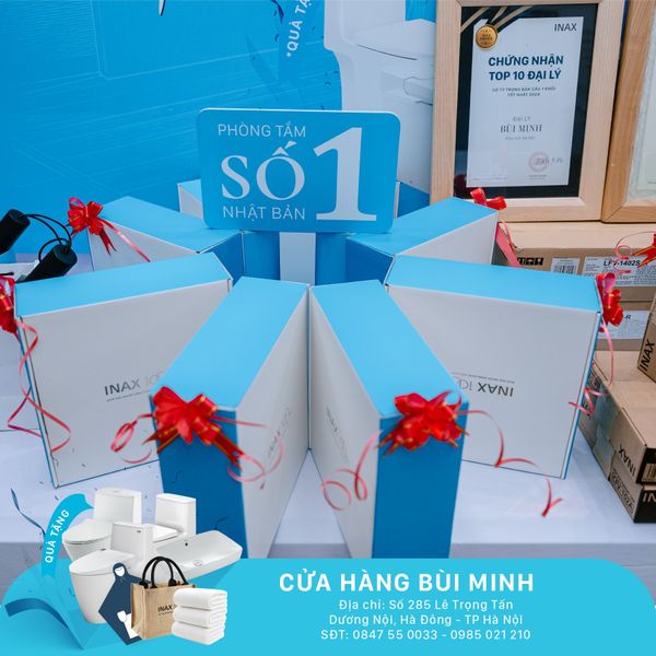 Hệ thống phân phối Bùi Minh Đại lý INAX chính hãng  Tháng Tri Ân – Giảm đến 40%++ - Bùi Minh