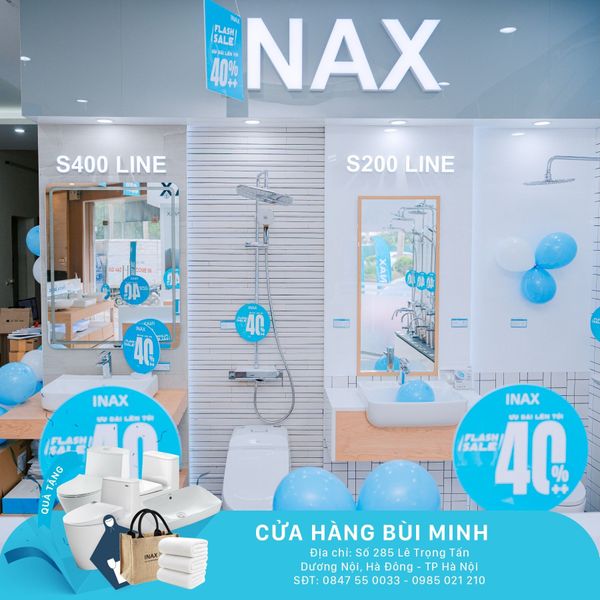 Hệ thống phân phối Bùi Minh Đại lý INAX chính hãng  Tháng Tri Ân – Giảm đến 40%++ - Bùi Minh