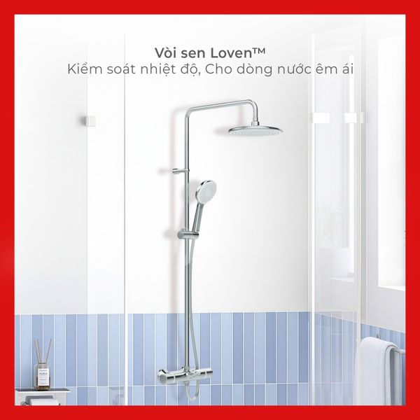 Vòi sen Loven™ – Kiểm soát nhiệt độ thông minh - Bùi Minh