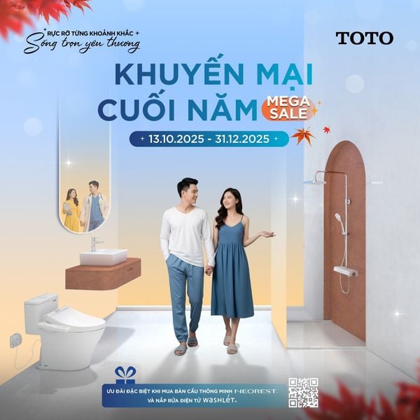 Khuyến Mãi Cuối Năm TOTO 2025 Giảm Đến 25% Thiết Bị Vệ Sinh Cao Cấp – Nâng Tầm Cuộc Sống - Bùi Minh