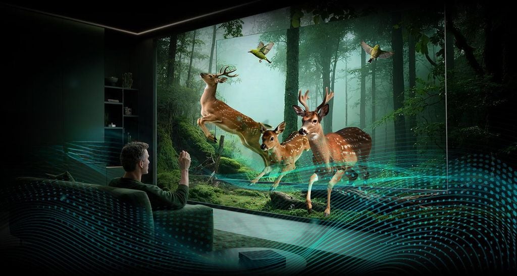 TV QD-Mini LED V75 còn tích hợp công nghệ bảo vệ mắt.