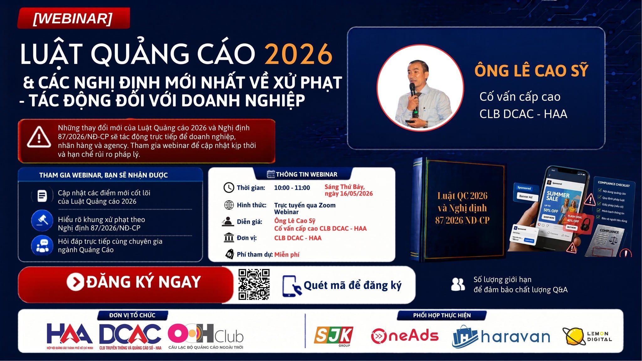 [WEBINAR] Luật quảng cáo 2026 & các nghị định mới nhất về xử phạt