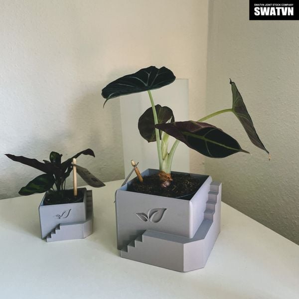 xưởng in 3D chậu cây bằng nhựa theo yêu cầu