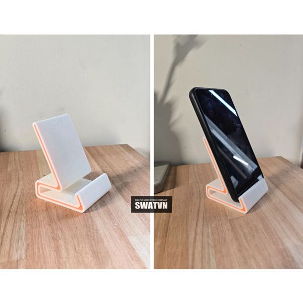 cung cấp giá đỡ điện thoại in logo cho triển lảm 1