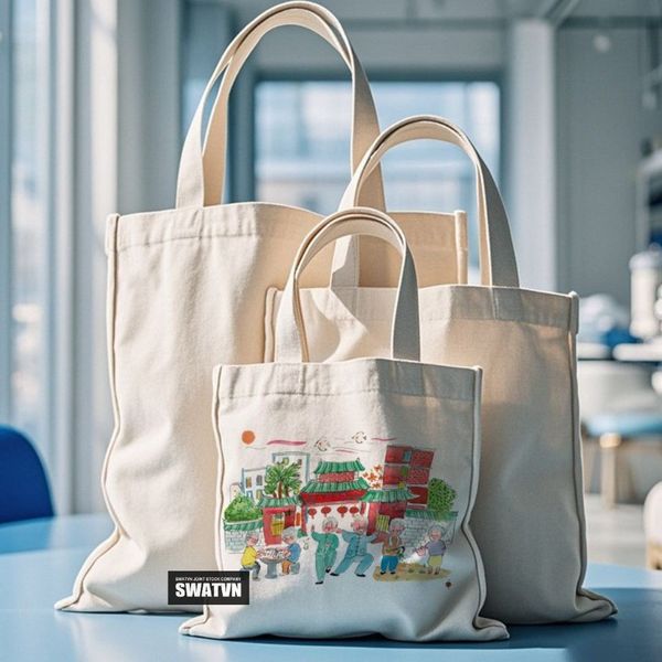 may túi tote vải canvas