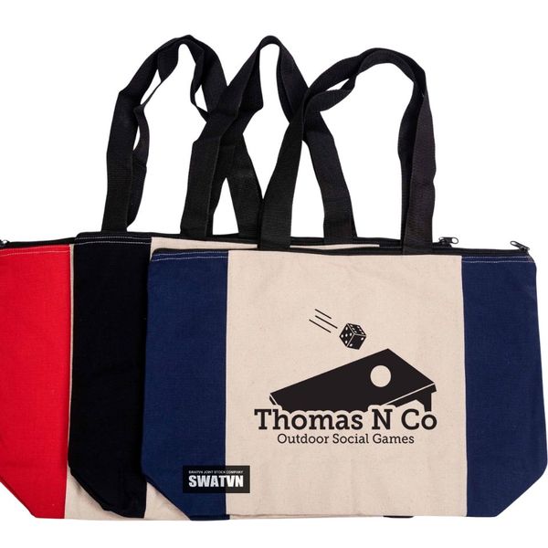may túi tote vải canvas