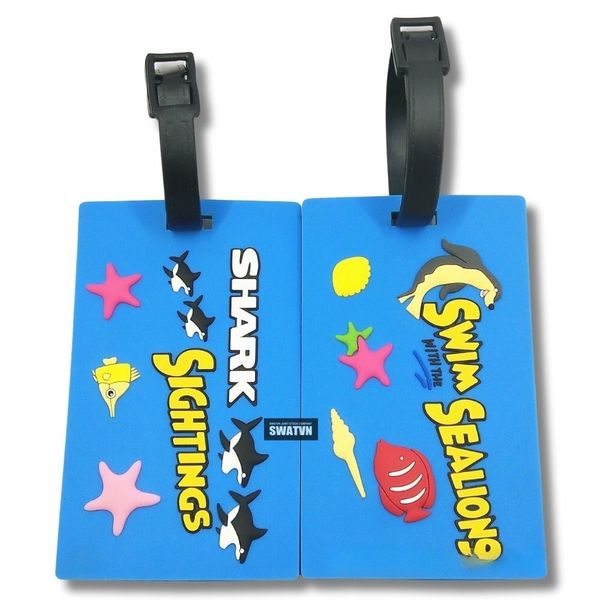 thẻ gắn vali cao su