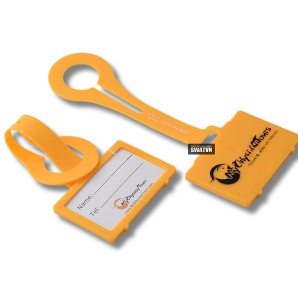 thẻ gắn vali cao su