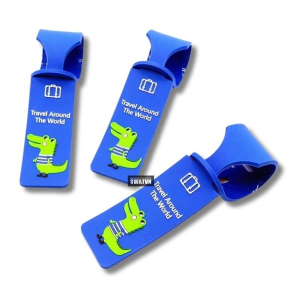 thẻ gắn vali cao su