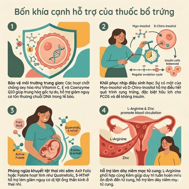 nhathuocvietnhat.vn -  Tác dụng&nbsp;của thuốc bổ trứng trong hỗ trợ sức khoẻ sinh sản của nữ giới