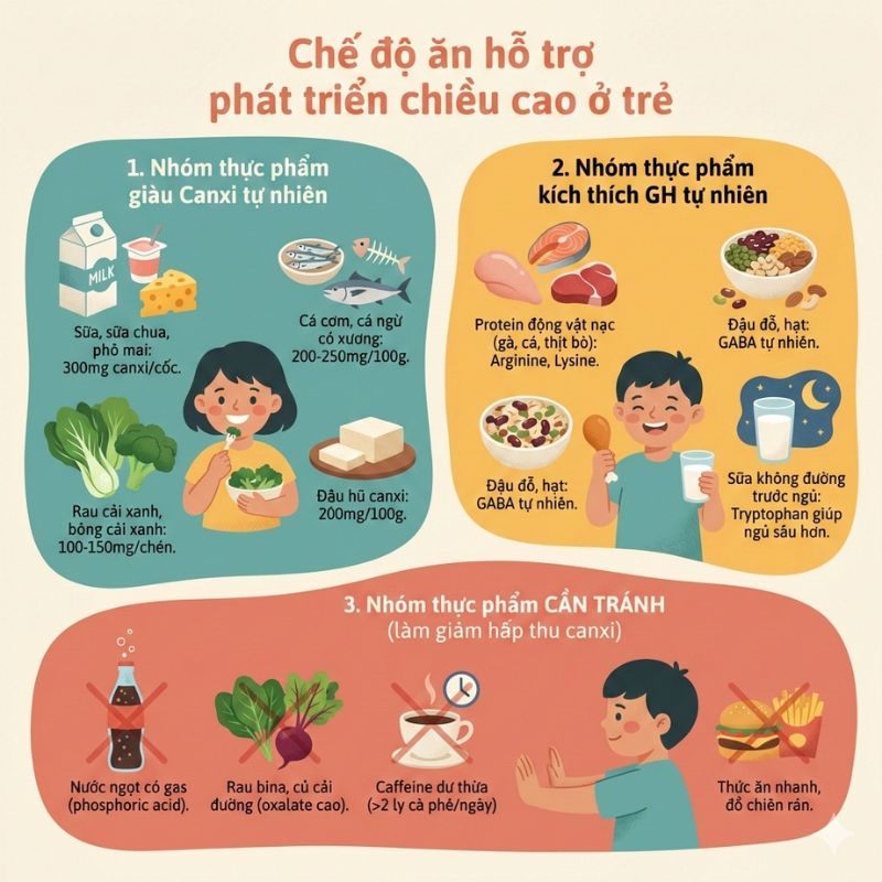 nhathuocvietnhat.vn - Chế độ dinh dưỡng hỗ trợ phát triển chiều cao ở trẻ