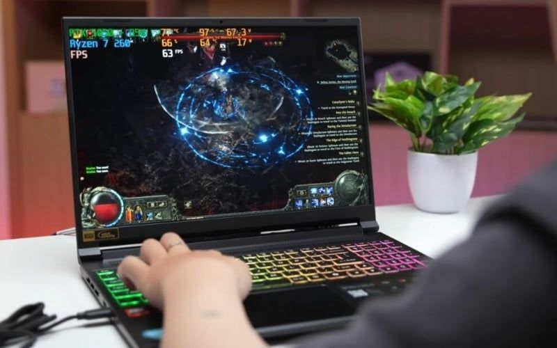 Màn hình&nbsp;hiển thị mượt, giảm xé hình, giúp chơi game FPS chính xác và phản xạ tốt