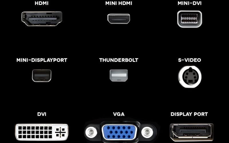 Một số cổng kết nối màn hình phổ biến hiện nay