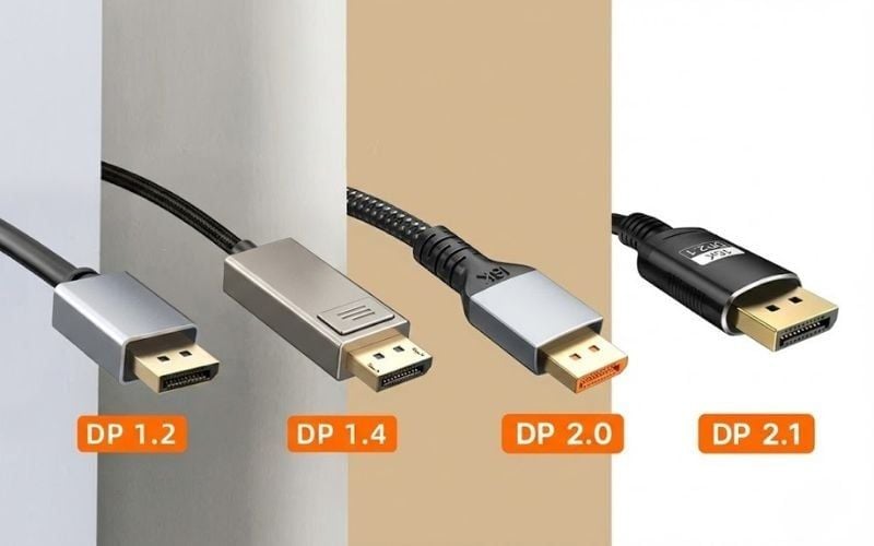 Các phiên bản DisplayPort phổ biến hiện nay