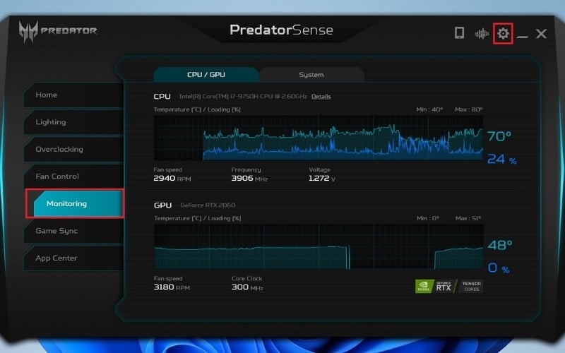 Kiểm tra nhiệt độ hoạt động của GPU