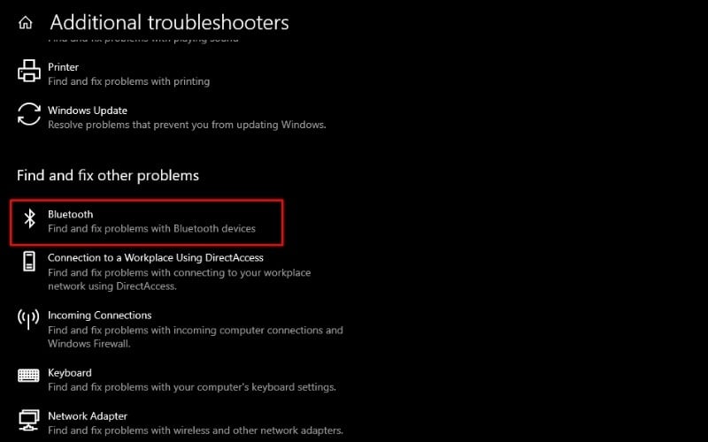 Chạy trình gỡ rối của Windows