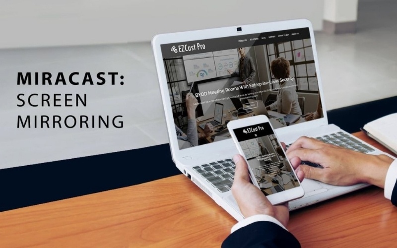 Laptop chạy hệ điều hành từ Windows 8.1 trở lên để có sẵn tính năng Miracast