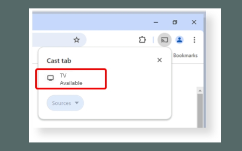 Chọn thiết bị mà bạn muốn truyền màn hình