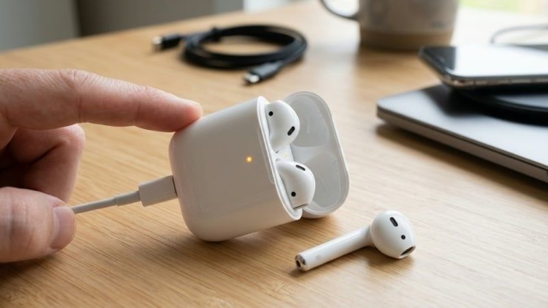 Cắm sạc liên tục đúng cách giúp kích lại pin tai nghe bị cạn kiệt lâu ngày