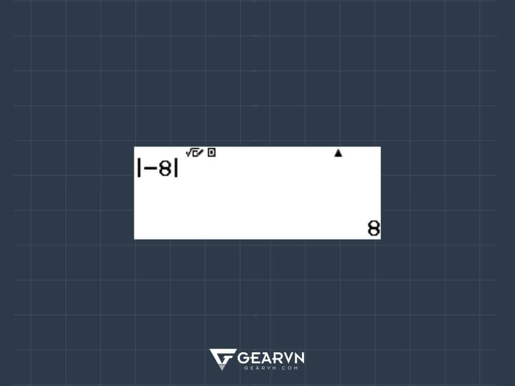 Tính giá trị tuyệt đối của một số&nbsp;trên Casio fx-580VN X - GEARVN