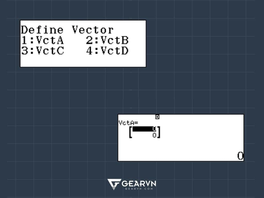 Tính giá trị tuyệt đối với độ dài vectơ&nbsp;trên Casio fx-580VN X - GEARVN