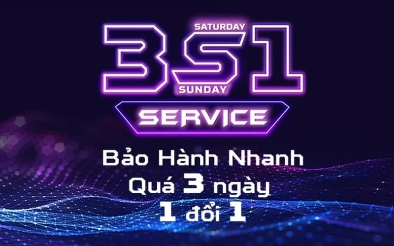 Acer 3S1 bảo hành trong 3 ngày, trễ sẽ được đổi máy mới tương đương