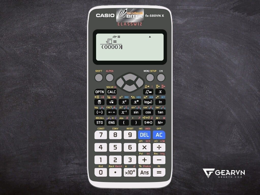 Chơi đua&nbsp;xe tăng chạy trên máy tính Casio fx-580VN X - GEARVN