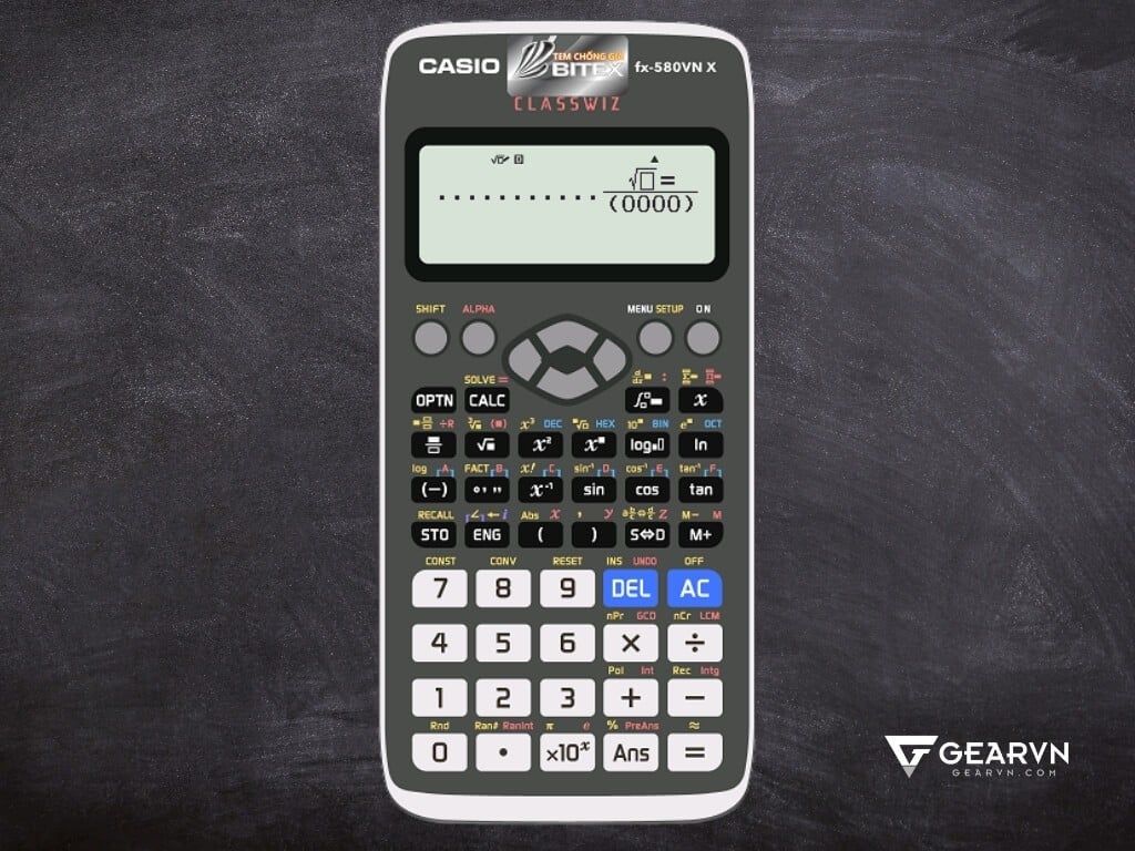 Chơi đua&nbsp;xe tăng chạy trên máy tính Casio fx-580VN X - GEARVN
