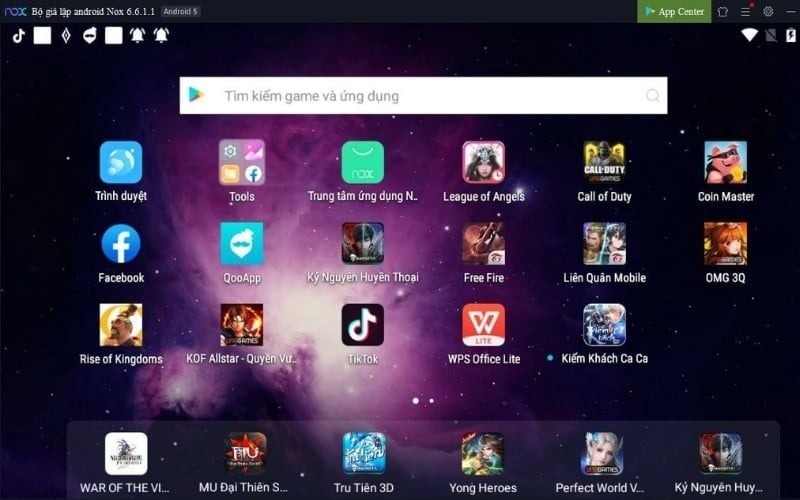RAM Server phù hợp với người dùng có nhu cầu chạy giả lập Android