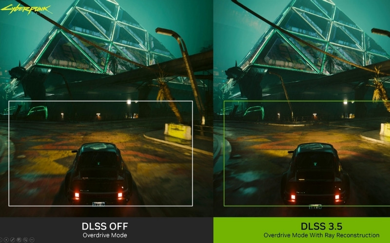NVIDIA có DLSS, sử dụng AI và phần cứng riêng (nhân Tensor) để tái tạo hình ảnh với chất lượng rất cao