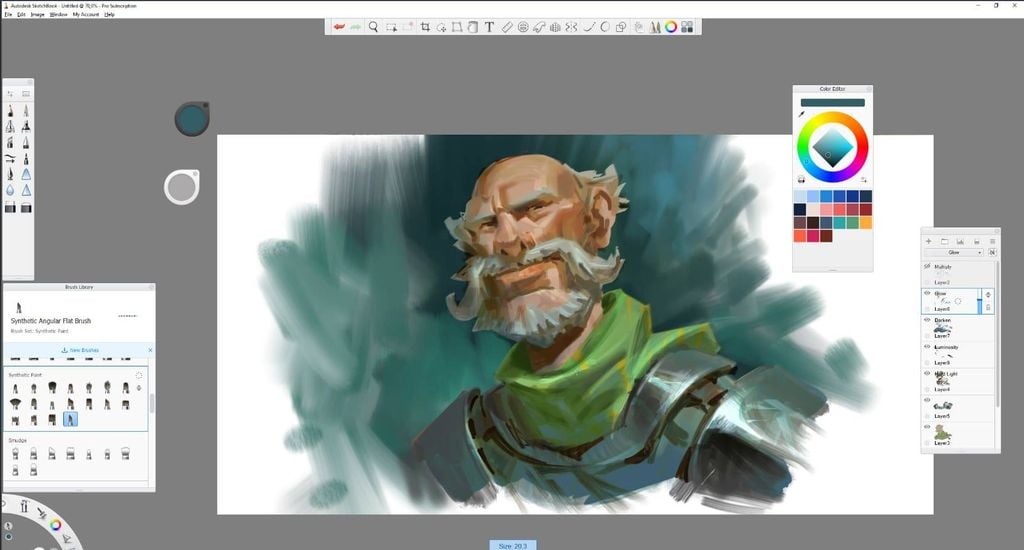 vẽ trên máy tính