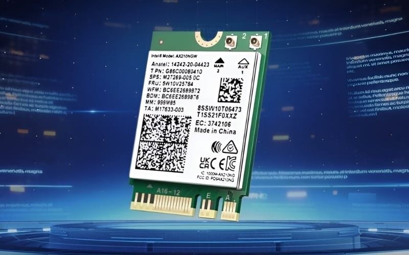 Thay thế card WiFi có tích hợp bluetooth