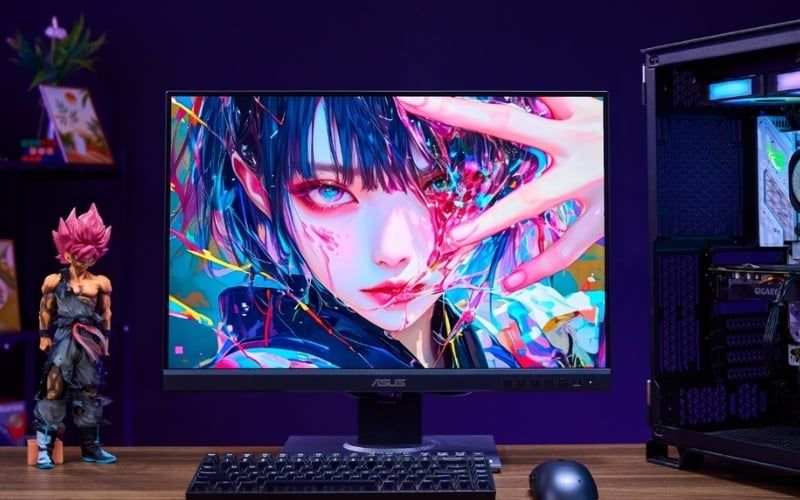 Màn hình IPS mang đến&nbsp;góc nhìn rộng và sắc độ&nbsp;màu chuẩn