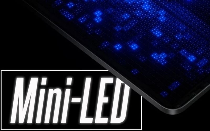 Màn hình Mini-LED có thể tạo ra màu đen sâu