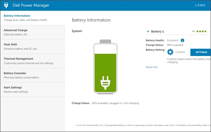 Qua Dell Power Manager
