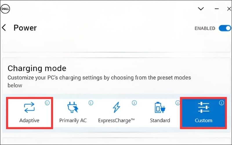 Qua Dell Optimizer (dòng mới)