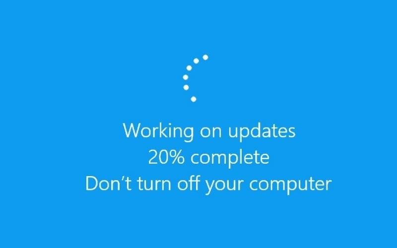 Update Window để khắc phục lỗi không nhận vân tay trên laptop