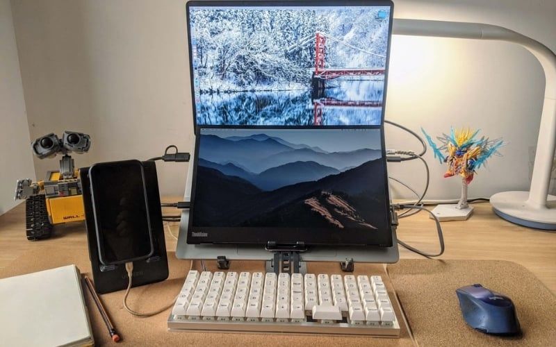 Sử dụng bàn phím rời giúp tư thế gõ thoải mái hơn