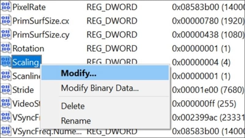 Bạn tìm mục Scaling