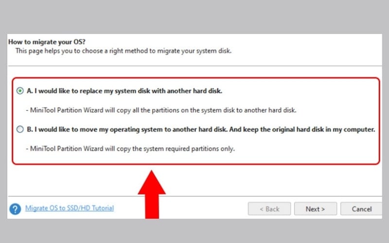 Chọn 1 trong 2 lựa chọn