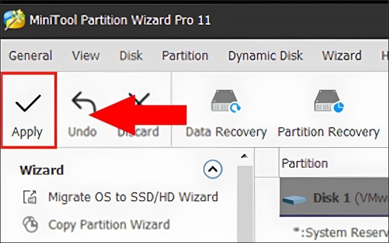 Nhấn Finish, sau đó click vào nút Apply ở góc trên bên trái giao diện chính