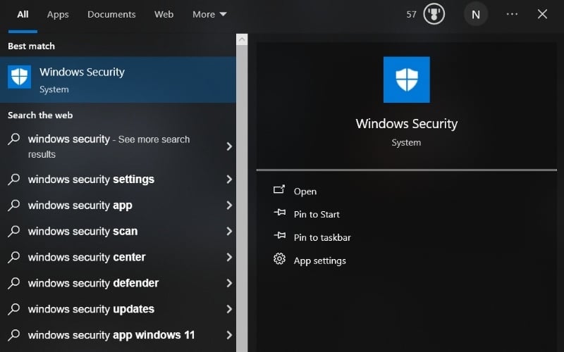 Laptop Acer dành cho học sinh, sinh viên chỉ cần sử dụng Windows Security