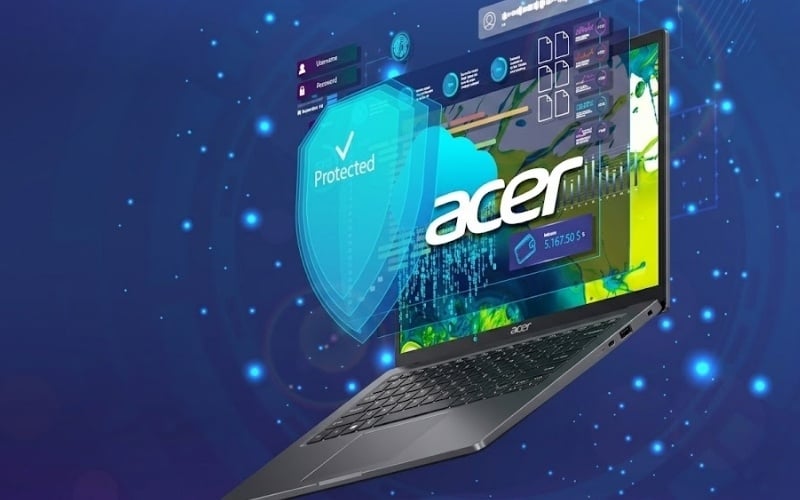 Diệt virus giúp bảo vệ laptop Acer khỏi các loại mã độc khác nhau