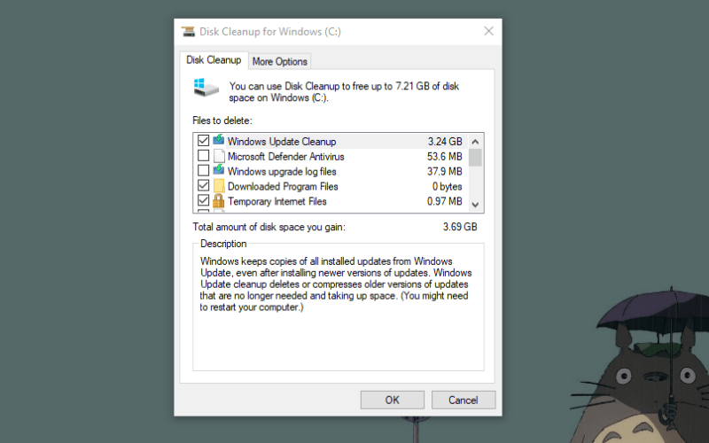 Nhấn OK và chọn Delete Files để bắt đầu