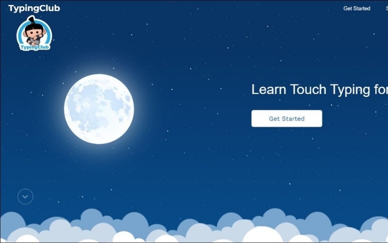 TypingClub: Cung cấp hệ thống bài học có đồ họa sinh động