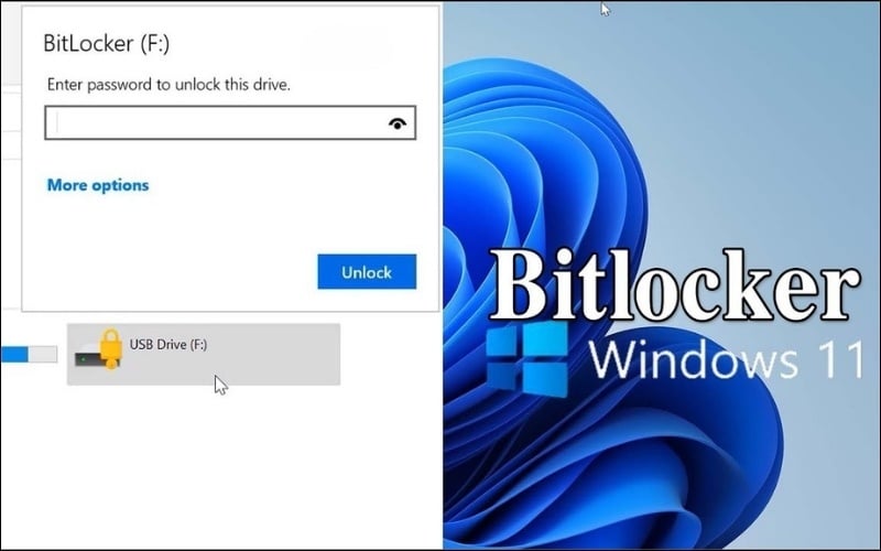 Ổ có mã hóa BitLocker nhưng không có key thì rất khó truy cập dữ liệu